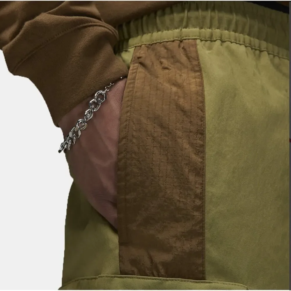 Nike Jordan 23 Engineered Woven Cargo Pants Green Men's Medium DQ8053-378 NWT